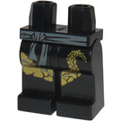 LEGO Black Cole DX Legs with Gray Belt and Golden Dragon Tail (95415 / 95425)