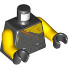 LEGO Schwarz Cole Hunted Minifig Torso (973 / 76382)