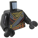 LEGO Schwarz Cole Minifigur Torso (973 / 76382)