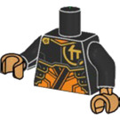 LEGO Zwart Cole Torso (973 / 76382)