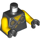 LEGO Schwarz Cole - Tournament Minifig Torso (973 / 76382)
