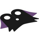 LEGO Noir Collar avec Dark Purple (Maleficent) (103931)
