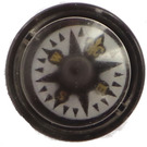 LEGO Black Compass with Fleur-de-lis Decoration (74948)