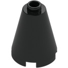 LEGO Black Cone 2 x 2 x 2 (Open Stud) (3942 / 14918)