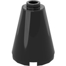 LEGO Black Cone 2 x 2 x 2 (Safety Stud)