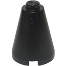 LEGO Black Cone 2 x 2 x 2 (Solid Stud)