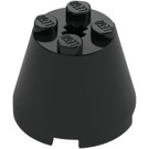 LEGO Black Cone 3 x 3 x 2 with Axle Hole (6233 / 45176)