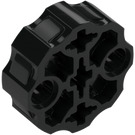 LEGO Black Connector Round with Pin and Axle Holes (31511 / 98585)