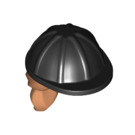 LEGO Black Construction Helmet with Flesh Ponytail (90809)