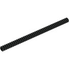 LEGO Schwarz Gewellt Schlauch 11.2 cm (14 Noppen) (22431 / 71923)