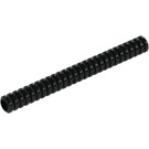 LEGO Black Corrugated Hose 7.2 cm (9 Studs) (23002 / 57721)