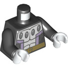 LEGO Black Cosmic Boy Minifig Torso (973 / 76382)