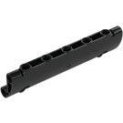 LEGO Schwarz Gebogen Paneel 11 x 3 mit 2 Pin Löcher (62531)