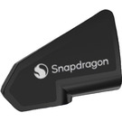 LEGO Black Curved Panel 2 x 3 Right with ‘Snapdragon’ Sticker (2389)