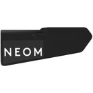 LEGO Black Curved Panel 21 Right with ‘NEOM’ (Left) Sticker (11946)