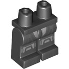 LEGO Zwart Dark Trooper Minifigure Heupen en benen (3815 / 79835)