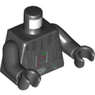 LEGO Schwarz Darth Vader  Minifig Torso mit Schwarz Arme und Schwarz Hände (973 / 76382)