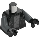 LEGO Sort Death Eater med Sort Hætte Minifig Torso (973 / 76382)