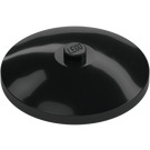 LEGO Black Dish 4 x 4 (Solid Stud) (3960 / 30065)