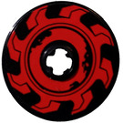 LEGO Black Disk 3 x 3 with Circular Saw Blade (Left) Sticker (2723)