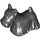 LEGO Zwart Hond - Scottish Terrier met Grijs (84085)