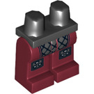 LEGO Schwarz Dogpound Minifigure Hüften und Beine (3815 / 13473)