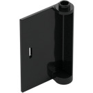 LEGO Black Door 1 x 3 x 4 Left with Hollow Hinge (58381)