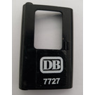 LEGO Black Door 1 x 4 x 5 Train Left with DB 7727 Sticker (4181)