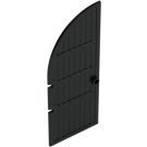 LEGO Black Door 1 x 5 x 10 with Rounded Top (2400)