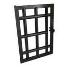 LEGO Schwarz Tür 1 x 6 x 7 mit Bars (4611)