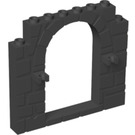 LEGO Schwarz Tür Rahmen 1 x 8 x 6 mit Clips (40242)