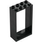 LEGO Black Door Frame 2 x 4 x 6 (60599)