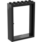 LEGO Noir Porte Cadre 2 x 6 x 7  (4071)