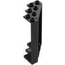 LEGO Black Door Frame 4 x 4 x 6 Corner (28327)