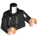 LEGO Black Draco Malfoy Minifig Torso (973 / 76382)