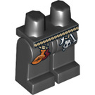 LEGO Schwarz Drachen Wizard Minifigure Hüften und Beine (3815 / 14461)