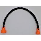 LEGO Black Duplo Hose with Orange Ends (6426)