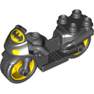 LEGO Schwarz Duplo Motor Cycle mit Batman Logo (29489)