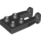 LEGO Black Duplo Plate 2 x 3 with Drum Holder (42026)