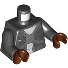 LEGO Schwarz Dwayne Minifig Torso (973 / 76382)