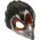 LEGO Schwarz Eagle Maske mit Silber Schnabel und rot Markings (12550 / 12845)