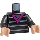 LEGO Black Edna Mode Minifig Torso (973 / 76382)