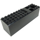 LEGO Zwart Electric 9V Accu Doos 4 x 14 x 4 Cover (2846)