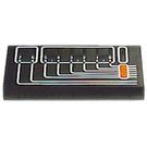 LEGO Black Electric Technic Control 4.5V Interface Box (1987 Version)