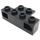 LEGO Black Electric Train Light Prism 1 x 4 Holder (2928)