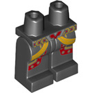 LEGO Zwart Evil Macaque Minifigure Heupen en benen (3815 / 81178)