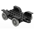 LEGO Noir Fabuland Auto Châssis 8 x 6.5 (Complete) (4796)