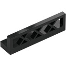 LEGO Nero Recinzione 1 x 4 x 1 Lattice (3633)