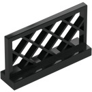 LEGO Zwart Schutting 1 x 4 x 2 Lattice (3185)