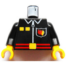 LEGO Schwarz Feuer Captain Torso (973)